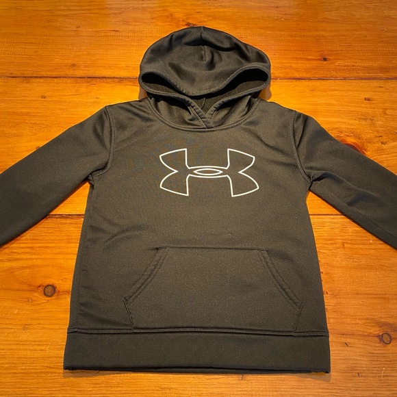 Kids Under Armour Hoodie Black - Picture 3 of 5